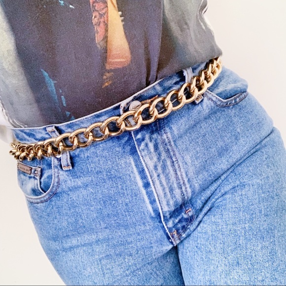 Vintage Accessories - 3/$25🎉 Vtg Chunky Goldtone Chain Belt
